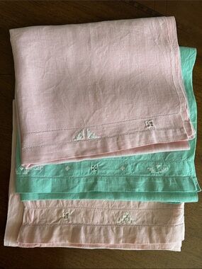 Italian Linen Embroidered cloth